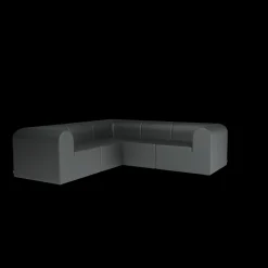 Paradigm 3-personers sofa med pouf venstre fra Montana