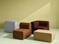 Paradigm 3-personers sofa med pouf venstre fra Montana