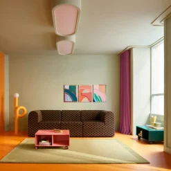 Paradigm 3-personers sofa med pouf venstre fra Montana