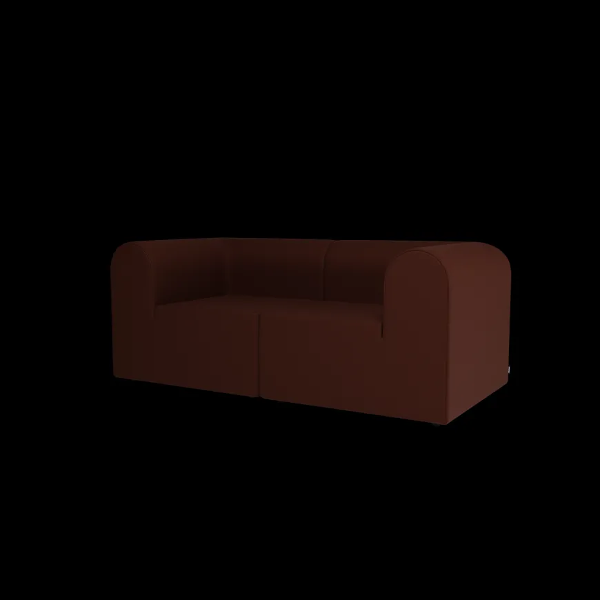 Paradigm 3-personers sofa med pouf venstre fra Montana
