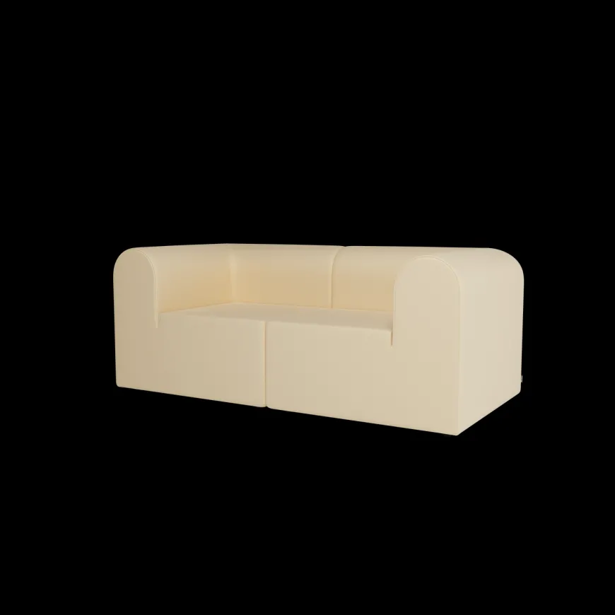 Paradigm 3-personers sofa med pouf venstre fra Montana