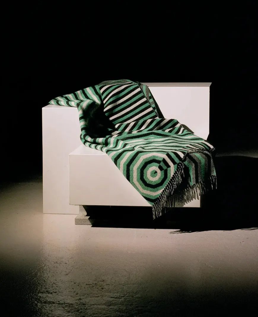 Patch Plaid, saffron/blue/white fra raawii