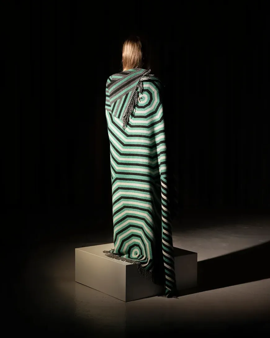 Patch Plaid, saffron/blue/white fra raawii