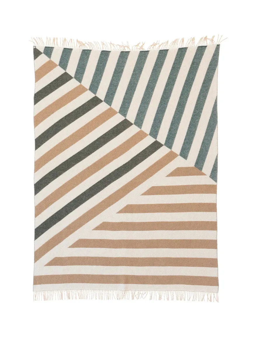 Patch Plaid, white/deer/onyx fra raawii