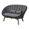 Peacock 2-pers. Sofa, Soft Rope fra Cane-line
