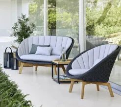 Peacock 2-pers. Sofa, Soft Rope fra Cane-line
