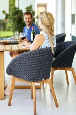 Peacock Stol, Soft Rope m/ben i teak fra Cane-line