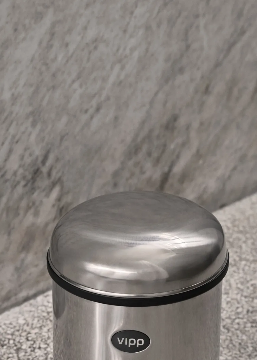 Pedalspand VIPP12 - 3 L, Stainless Steel fra Vipp