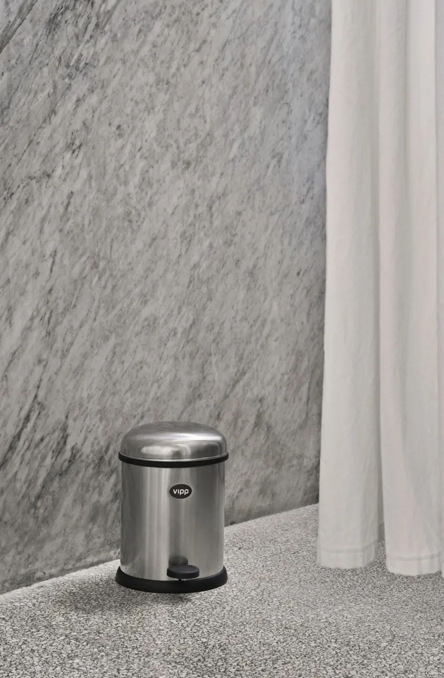 Pedalspand VIPP12 - 3 L, Stainless Steel fra Vipp