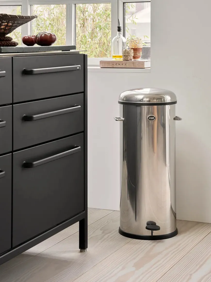 Pedalspand VIPP17 - 30 L, Stainless Steel fra Vipp