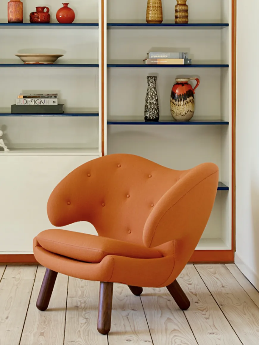 Pelikan stol, eg olie af Finn Juhl