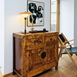 PH 3½-2½ Bordlampe, grøn af Poul Henningsen