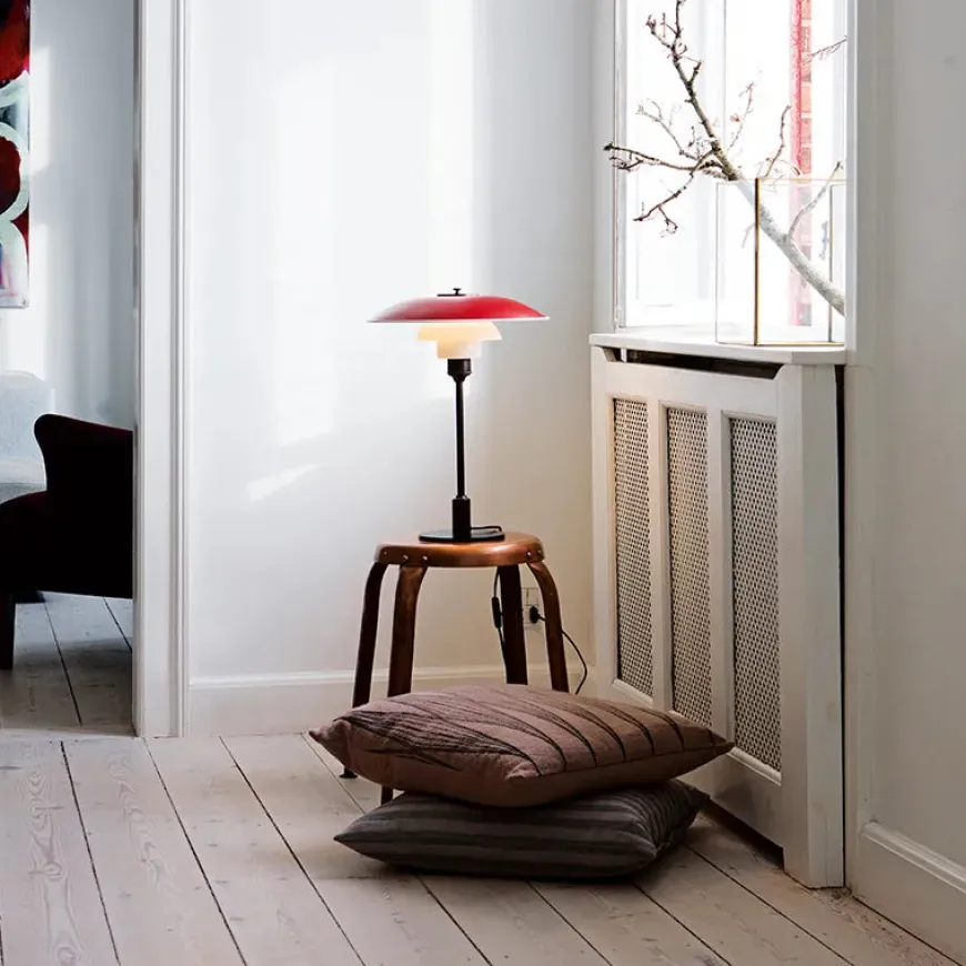 PH 3½-2½ Bordlampe, grøn af Poul Henningsen