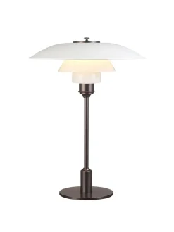 PH 3½-2½ Bordlampe, gul af Poul Henningsen