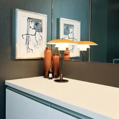 PH 3½-2½ bordlampe, hvid af Poul Henningsen