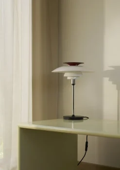 PH 80 Bordlampe, krom fra Louis Poulsen