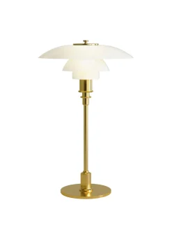 PH 2/1 Bordlampe, sort metalliseret fra Louis Poulsen