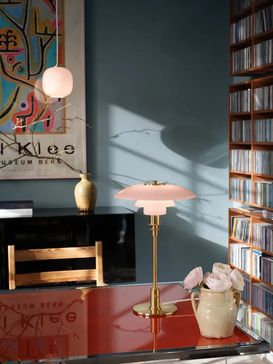 PH 3/2 Bordlampe, sort metalliseret fra Louis Poulsen