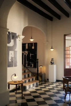 PH 3/2 Bordlampe, sort metalliseret fra Louis Poulsen