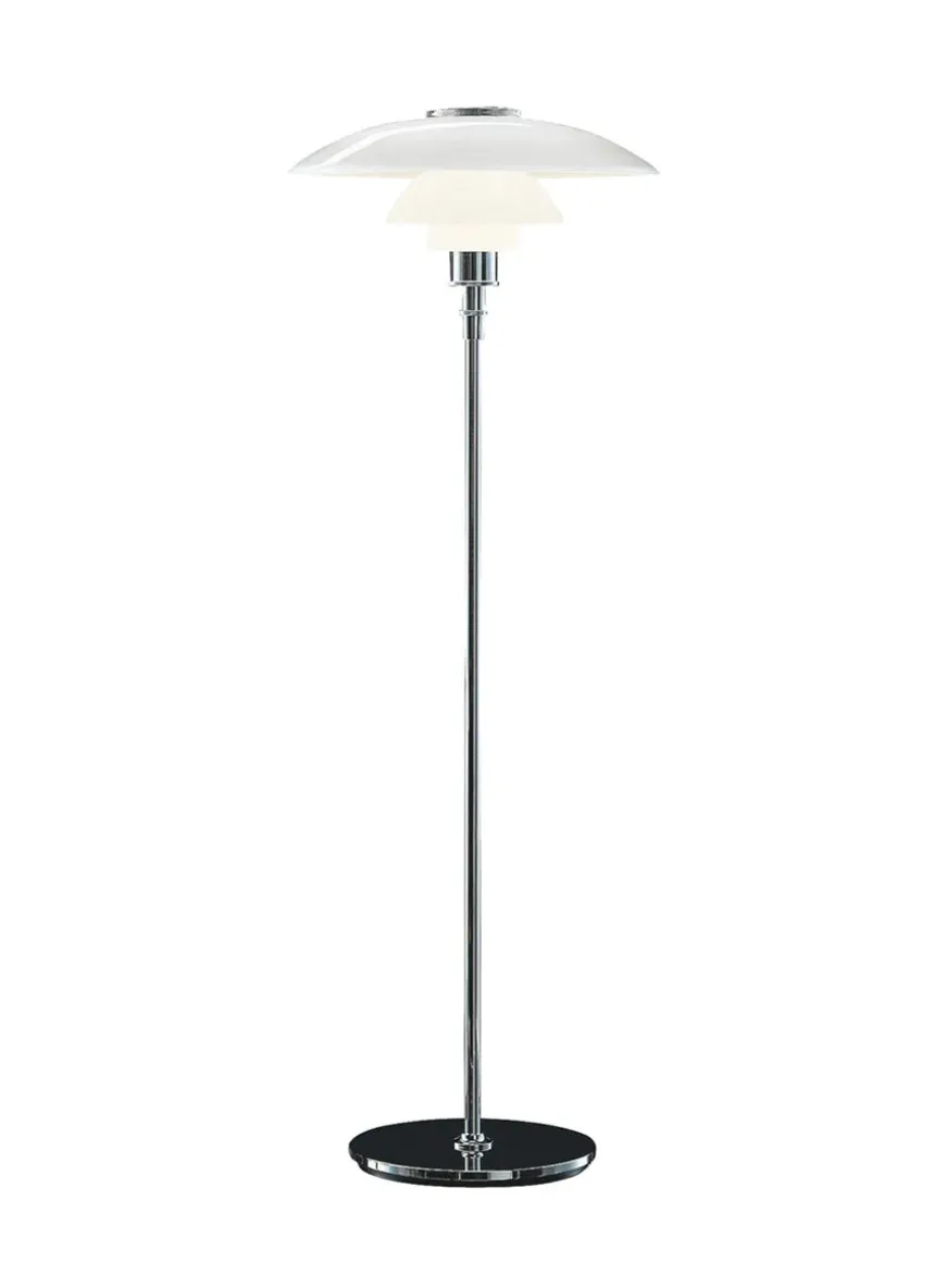 PH 4½-3½ Glas Gulvlampe fra Louis Poulsen