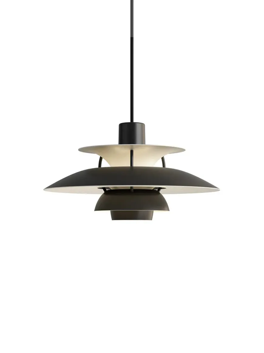PH 5 Mini Pendant, Monochrome Burgundy af Poul Henningsen