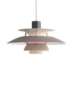 PH 5 Mini Pendant, Monochrome Pale Pewter af Poul Henningsen