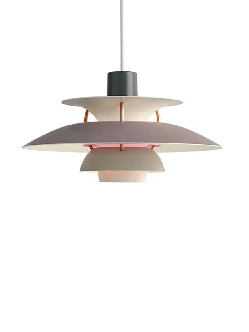 PH 5 Mini Pendant, Monochrome Pale Pewter af Poul Henningsen