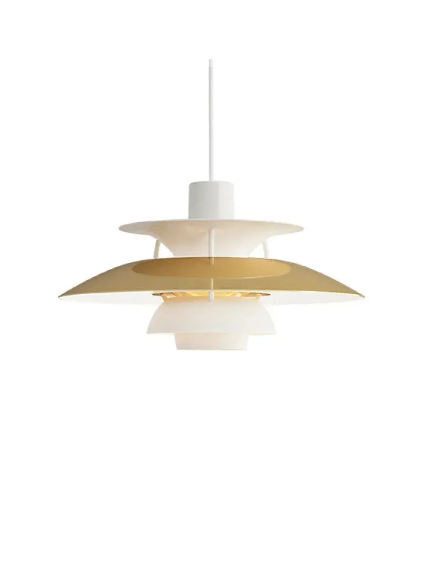 PH 5 Mini Pendant, Monochrome Pale Pewter af Poul Henningsen