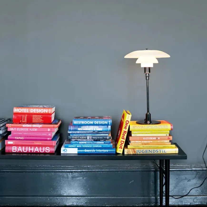 PH 3/2 Pale Rose Bordlampe fra Louis Poulsen