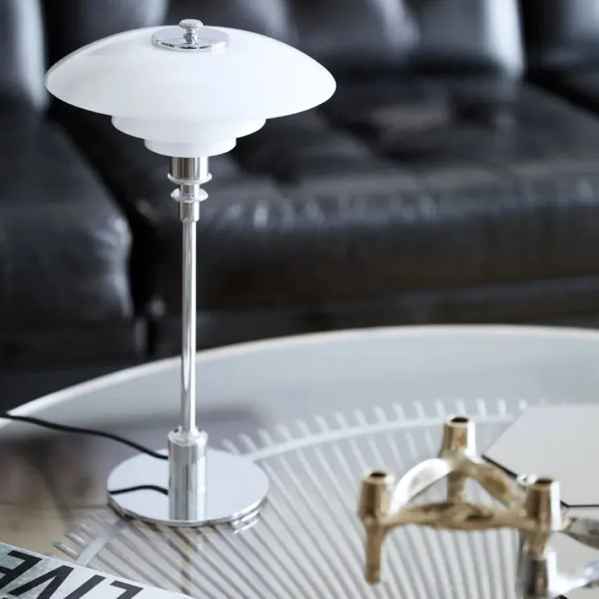 PH 2/1 Pale Rose Bordlampe fra Louis Poulsen