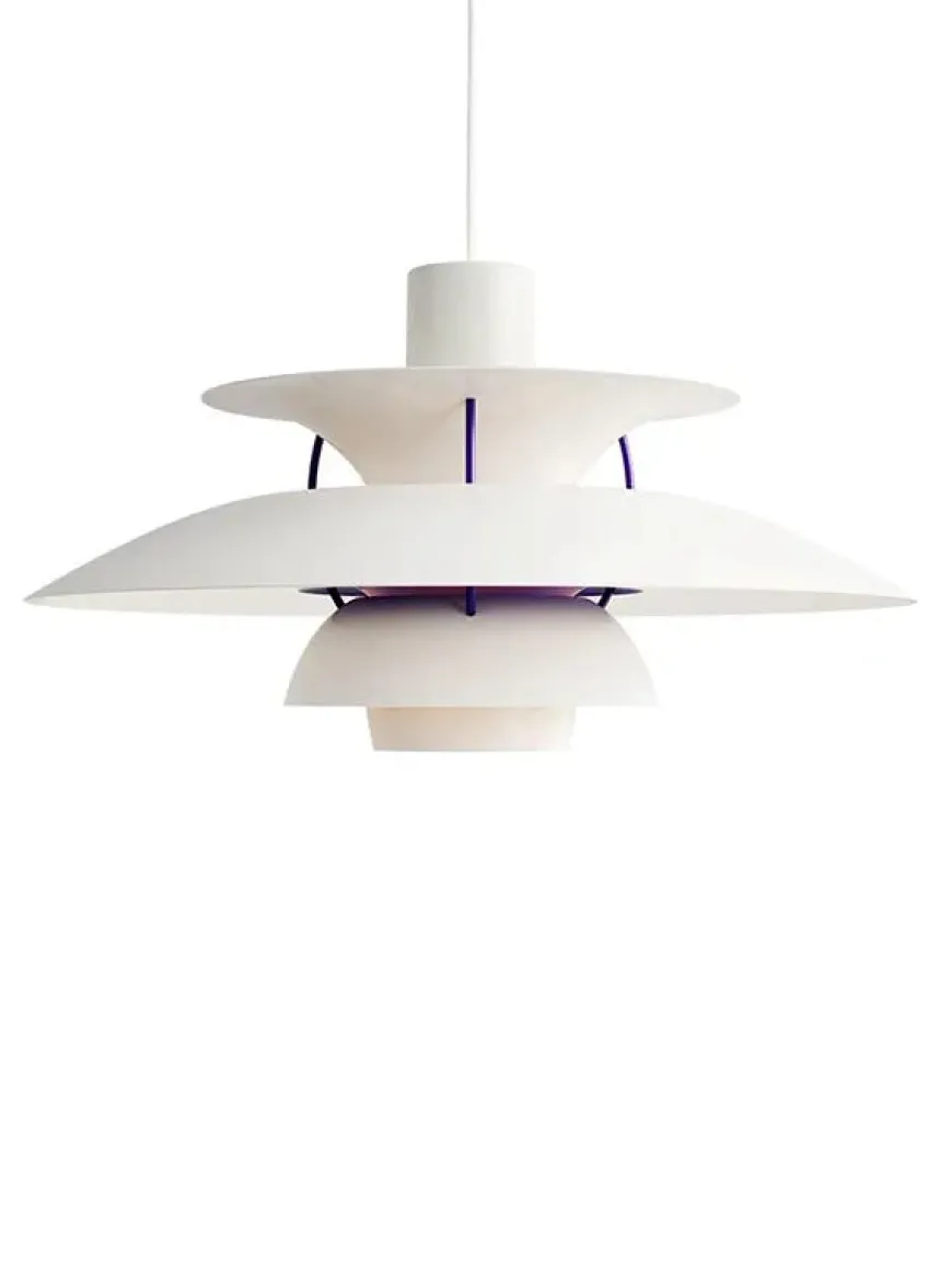 PH 5 Pendant, Monochrome Burgundy af Poul Henningsen