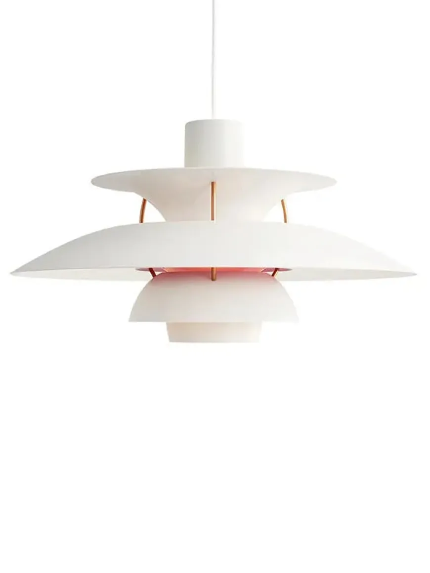 PH 5 Pendant, Monochrome Burgundy af Poul Henningsen