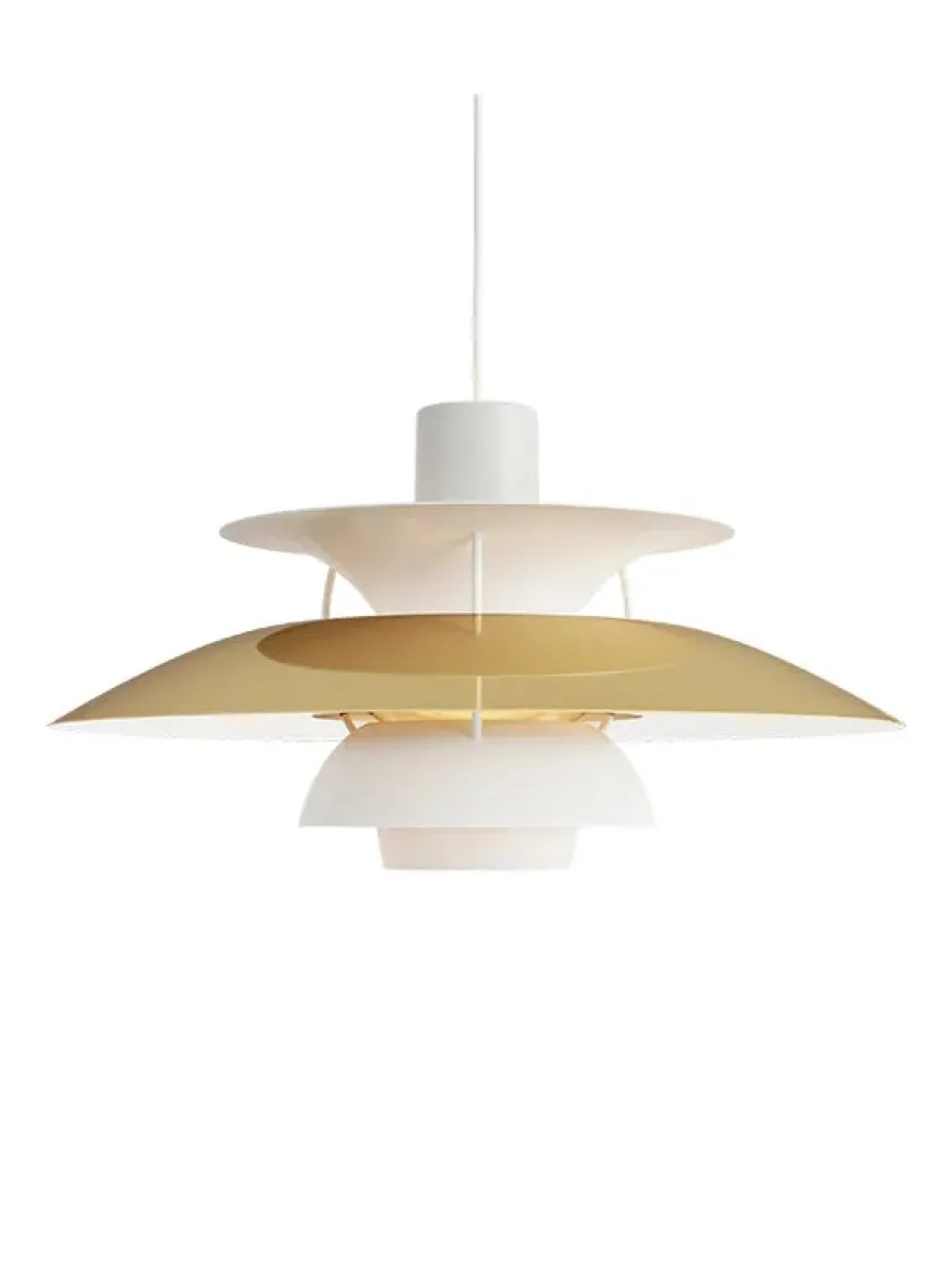 PH 5 Pendant, Monochrome Burgundy af Poul Henningsen