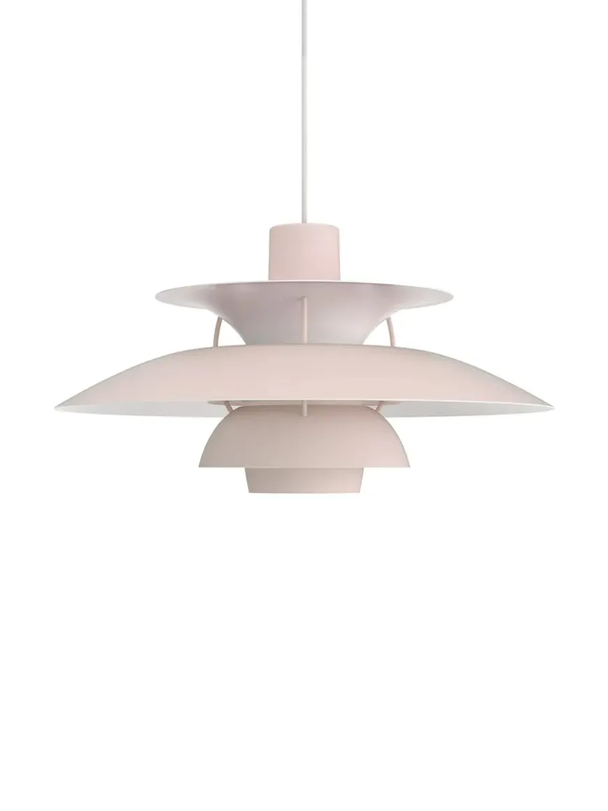 PH 5 Pendant, Monochrome Burgundy af Poul Henningsen