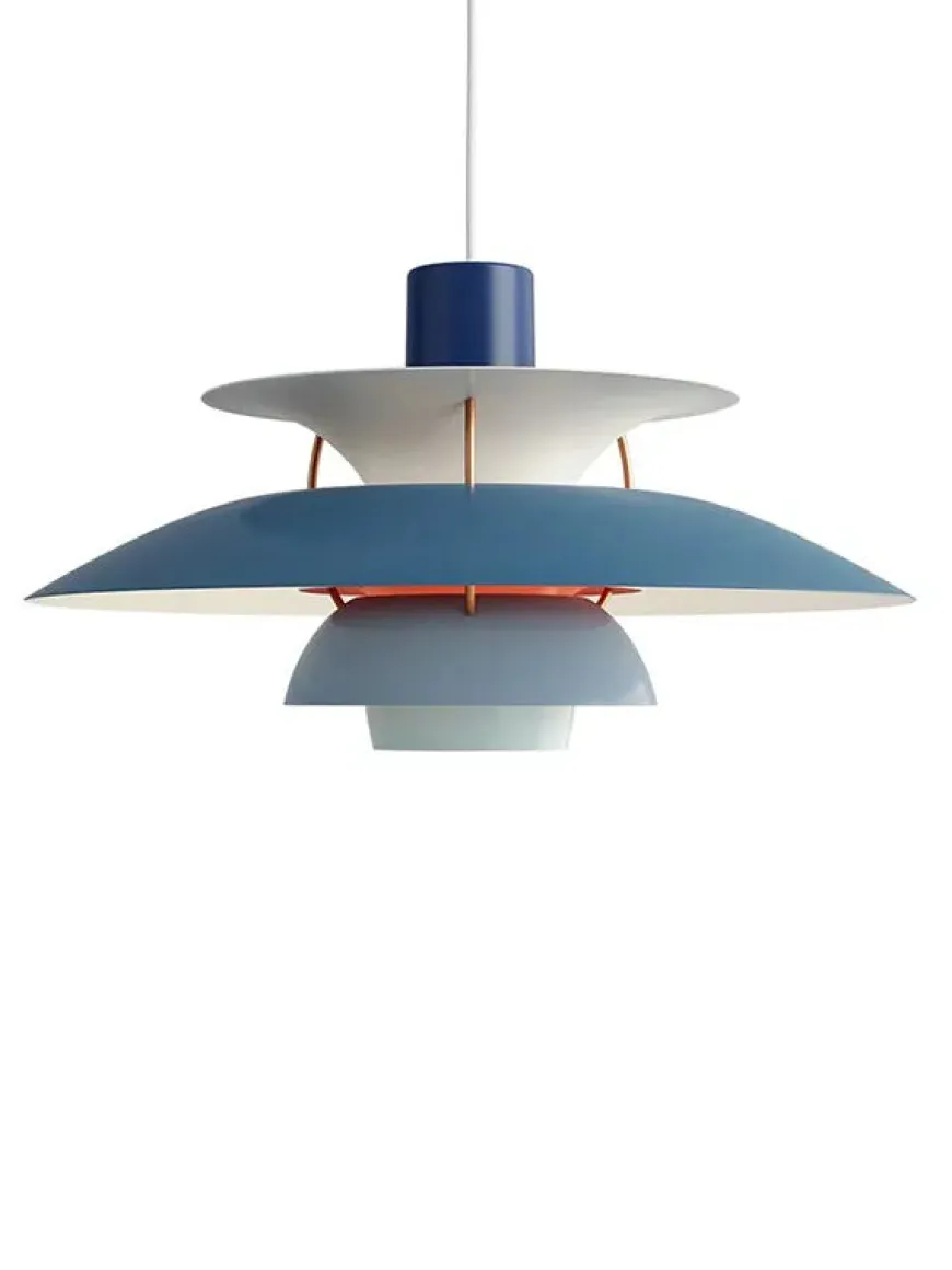 PH 5 Pendant, Monochrome Dusty Indigo af Poul Henningsen