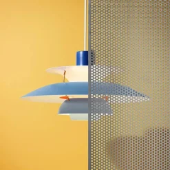 PH 5 Pendant, Monochrome Dusty Indigo af Poul Henningsen