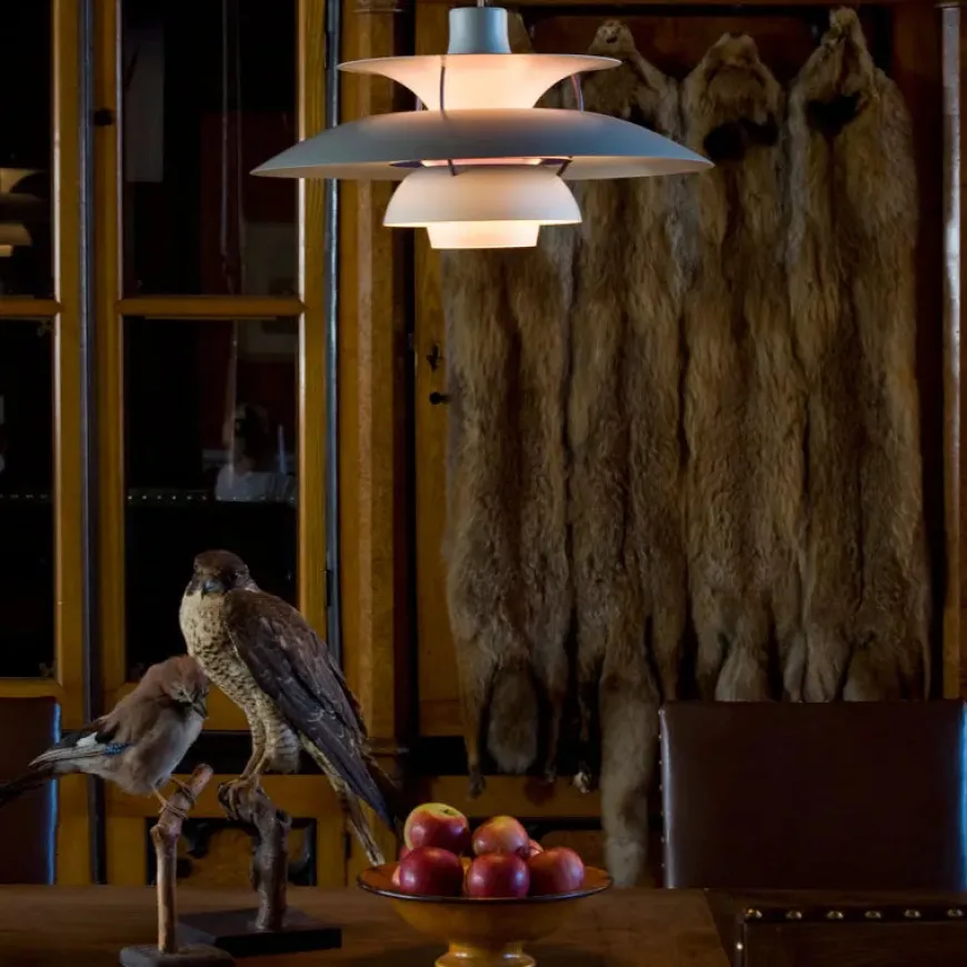 PH 5 Pendant, Monochrome Pale Pewter af Poul Henningsen