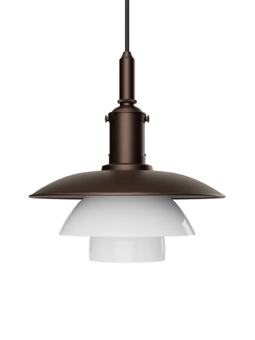 PH 3/3 Pendel, Aged Brass fra Louis Poulsen