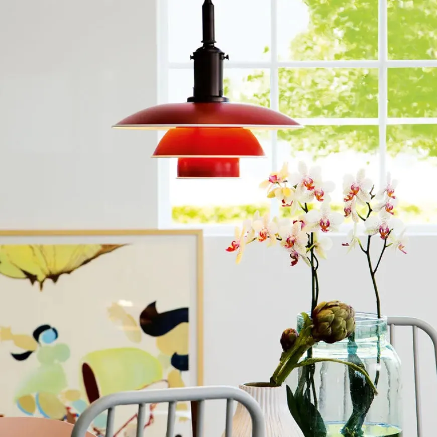 PH 3½-3 Pendel, gul af Poul Henningsen