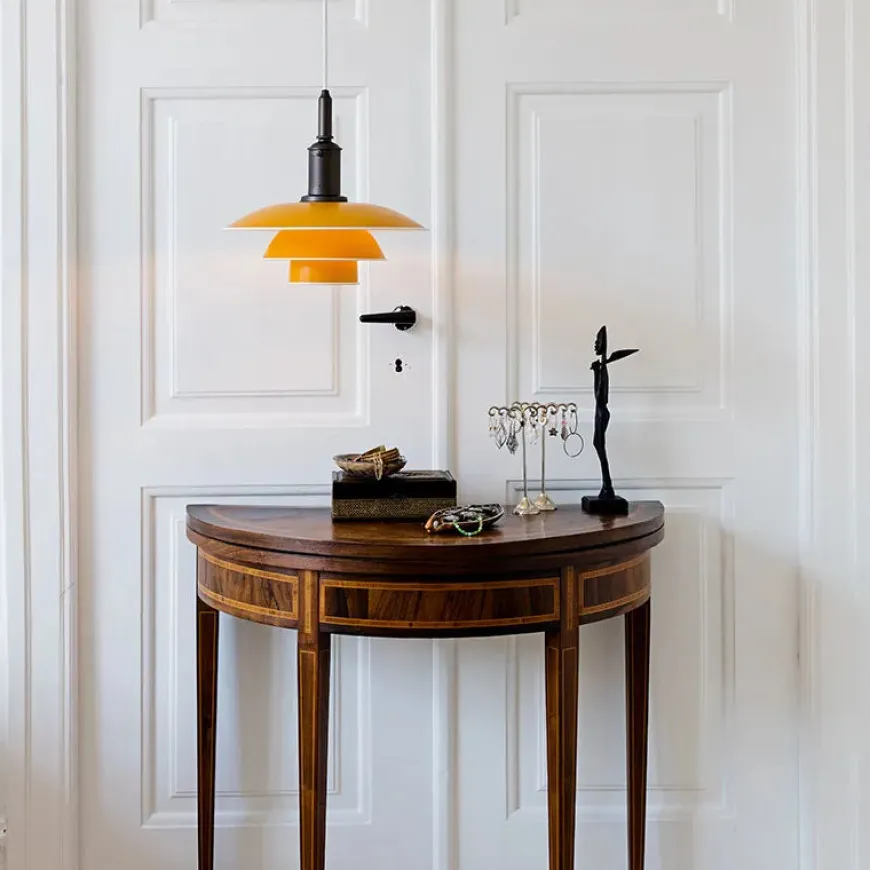 PH 3½-3 Pendel, gul af Poul Henningsen