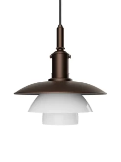 PH 3/3 pendel, messing/opalt glas, limited edition 2022 af Poul Henningsen