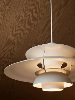 PH 5 pendel, Pastel Blue Rose Peach af Poul Henningsen