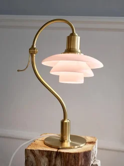 PH 2/2 Question Mark Pale Rose Bordlampe fra Louis Poulsen