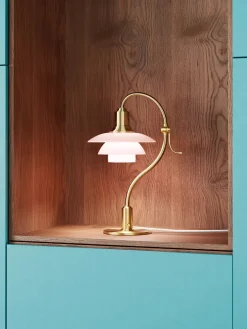 PH 2/2 Question Mark Pale Rose Bordlampe fra Louis Poulsen