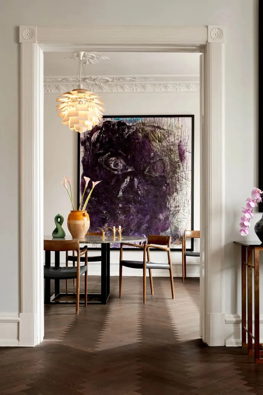 PH Artichoke Dusty Blue/Chrome fra Louis Poulsen