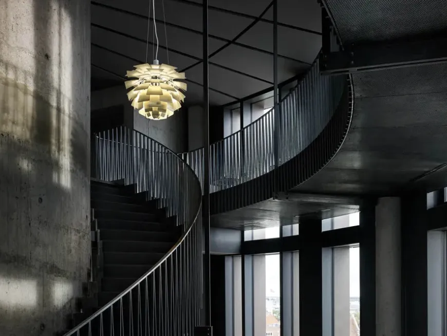 PH Artichoke Dusty Blue/Chrome fra Louis Poulsen