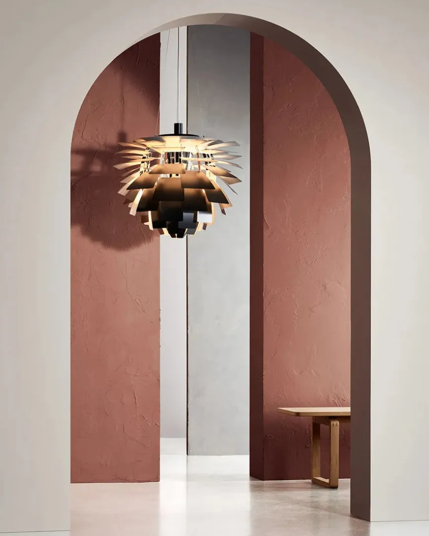 PH Artichoke i Rustfrit Stål, børstet fra Louis Poulsen