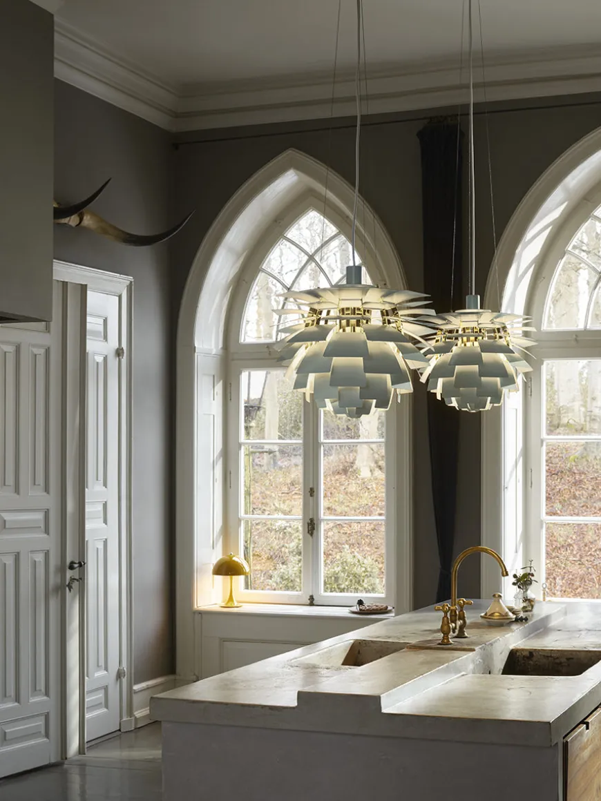 PH Artichoke i Rustfrit Stål, børstet fra Louis Poulsen