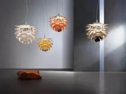 PH Artichoke i Sandblæst Glas fra Louis Poulsen