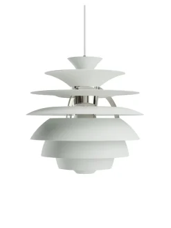 PH Snowball, soft white/chrome af Poul Henningsen